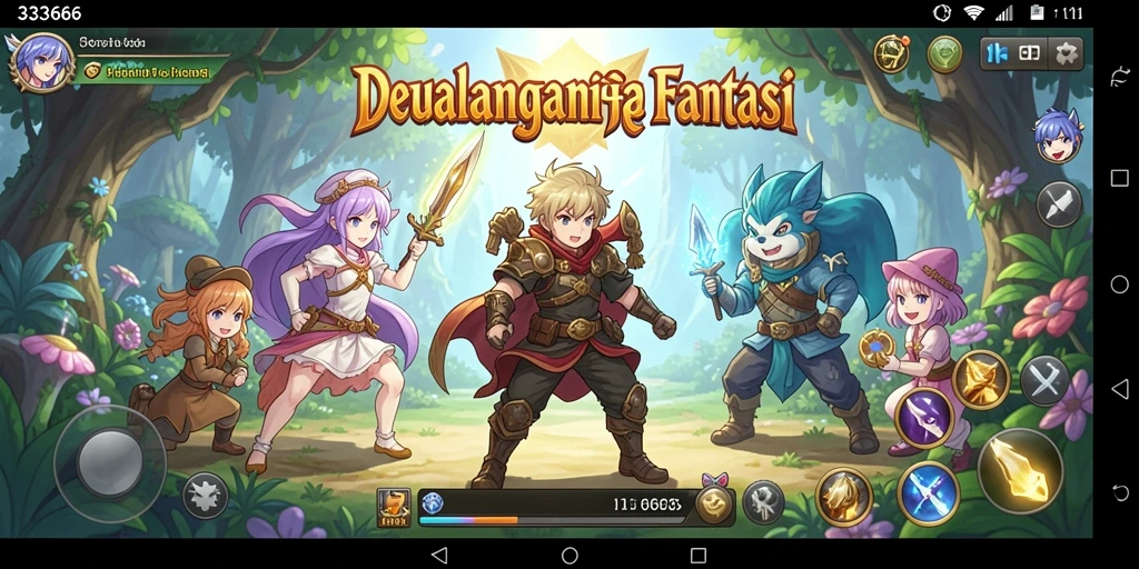 Tampilan gameplay <strong>333666</strong> dengan aksi karakter yang dinamis.