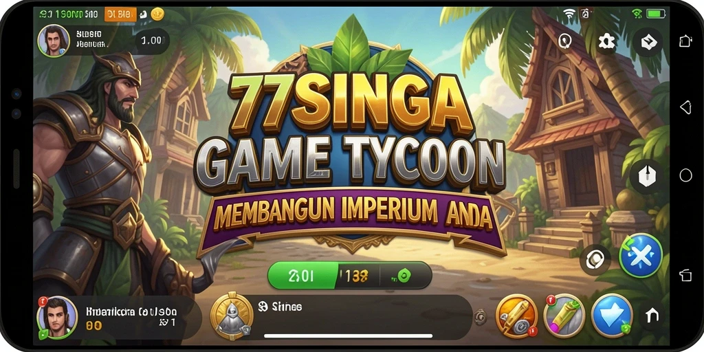 Tampilan gameplay 77SINGA dengan strategi Tycoon yang menarik.