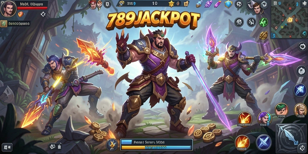 Tampilan menarik dari pertarungan epik dalam 789JACKPOT.