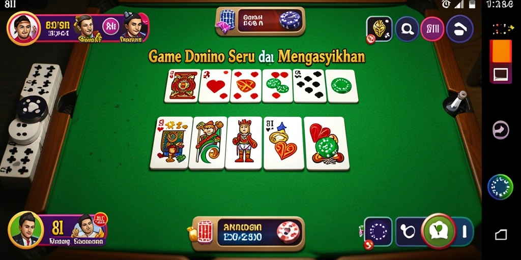 Gameplay domino seru dan menantang di 8II.