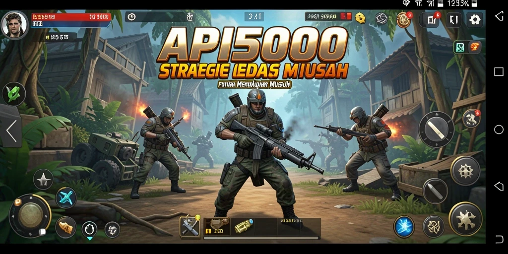 Tampilan gameplay menegangkan dan strategis dari API5000.