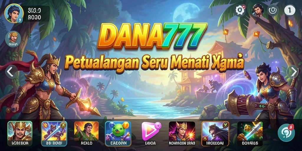 Tampilan dinamis dan menarik dari gameplay DANA777.
