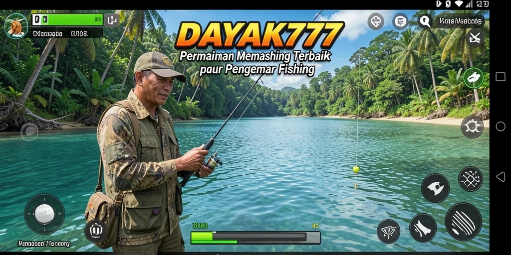 Screenshot DAYAK777 menampilkan pengalaman memancing yang mendebarkan dan grafis yang menawan.