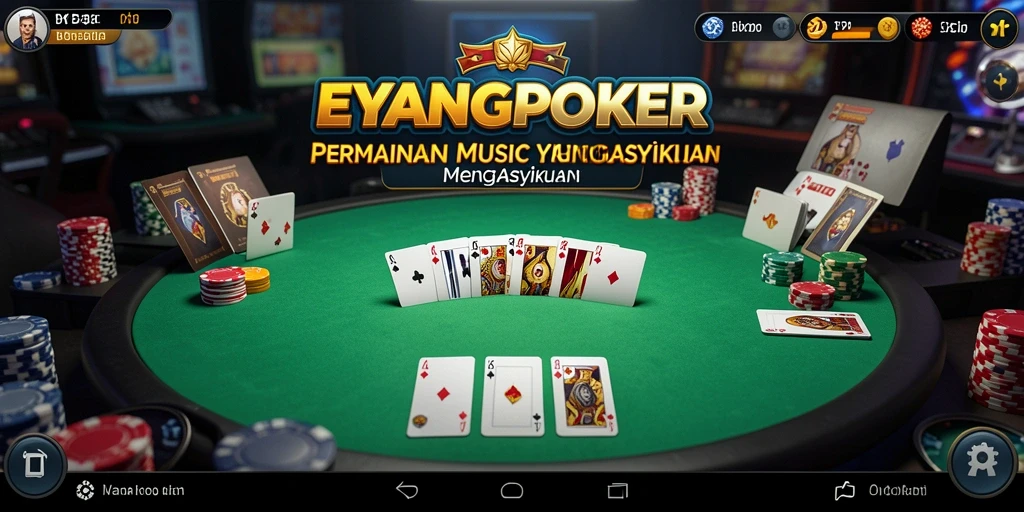 Tampilan gameplay seru dari <strong>EYANGPOKER</strong> dengan latar musik yang menarik.
