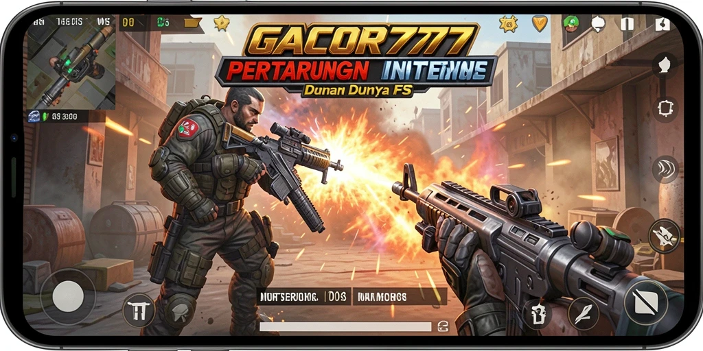 Menampilkan gameplay FPS yang intens dan mendebarkan.