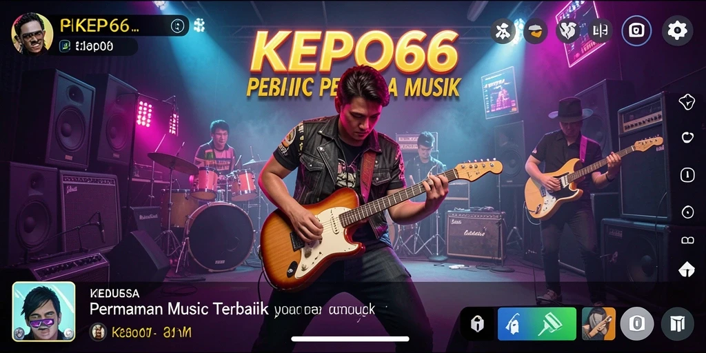 Tampilan gameplay KEPO66 yang menggugah semangat bermain musik.