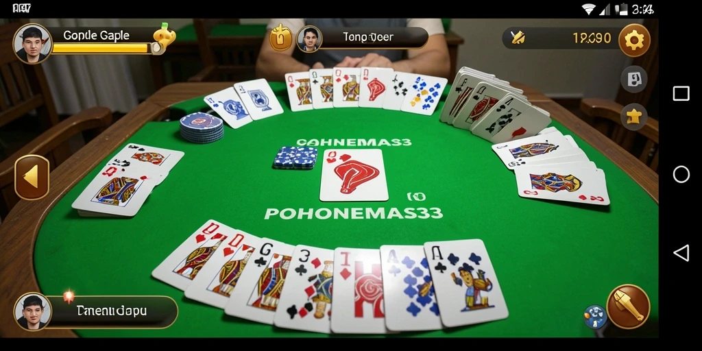 Screenshot gameplay seru POHONEMAS33 yang penuh strategi.