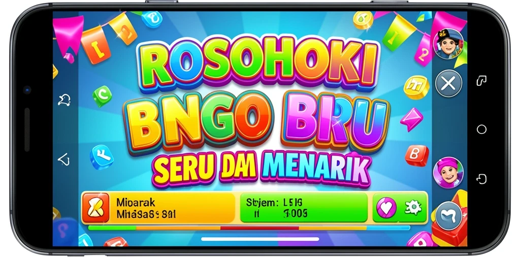 Tampilan gameplay seru di ROSOHOKI, aplikasi Bingo terbaik.