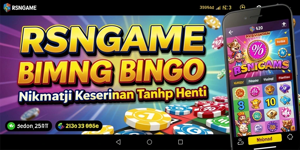 Tampilan gameplay RSNGAME menunjukkan keseruan permainan Bingo yang interaktif.