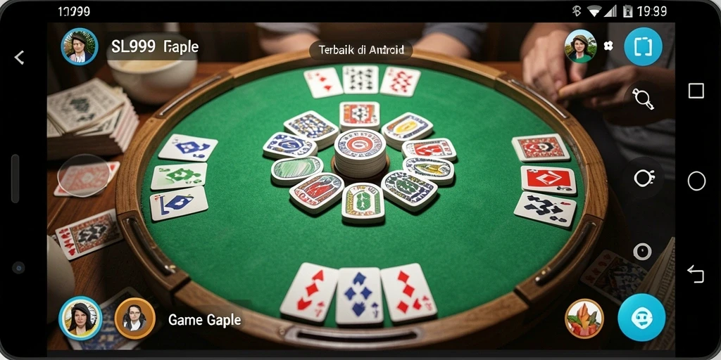 Gameplay seru bermain Gaple di SL999 dengan teman.