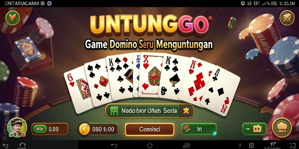 Tampilan gameplay UNTUNGGO yang menarik dan interaktif.