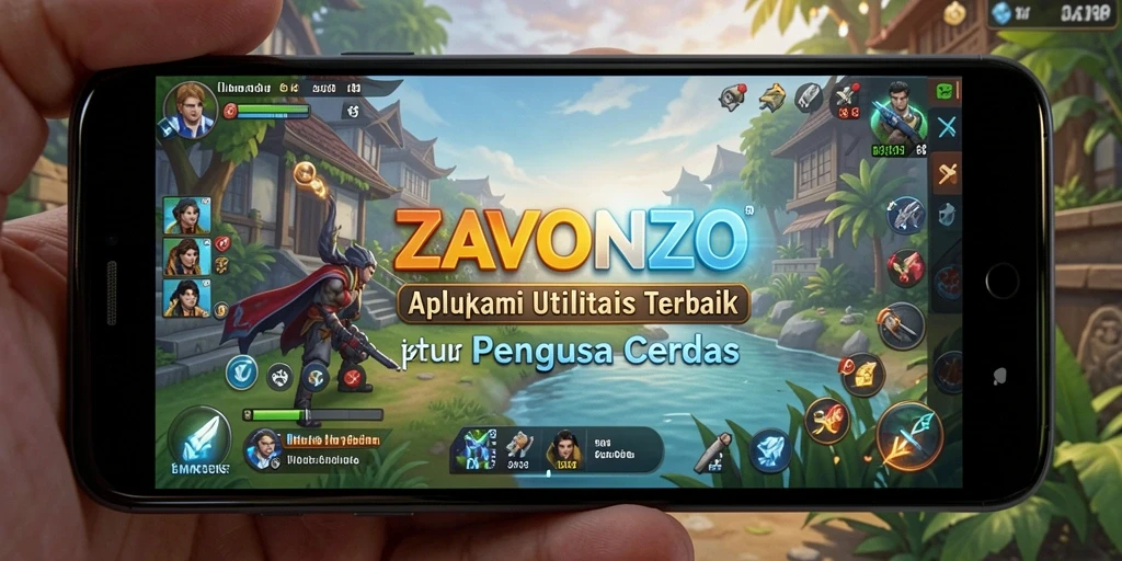 Tampilan aplikasi ZAVONZO yang menarik dan fungsional.